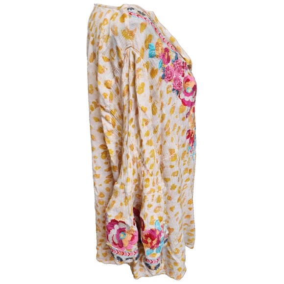 Savanna Jane Embroidered Boho Blouse Size 2X Hippie Loose Fit - Picture 4 of 8